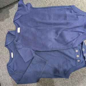 Hanna Andersson Navy Blue Bodysuit Set